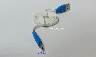 V8笑臉七彩數據線 智能手機的炫彩伴侶